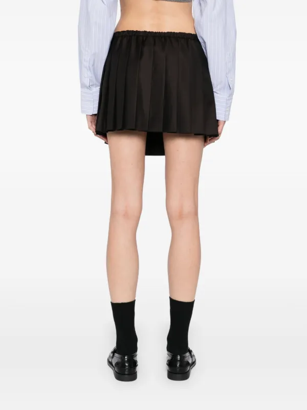 スカート MIU MIU Pleated Skirt Miu Miu Pleated Mini Skirt | Blue | FARFETCH