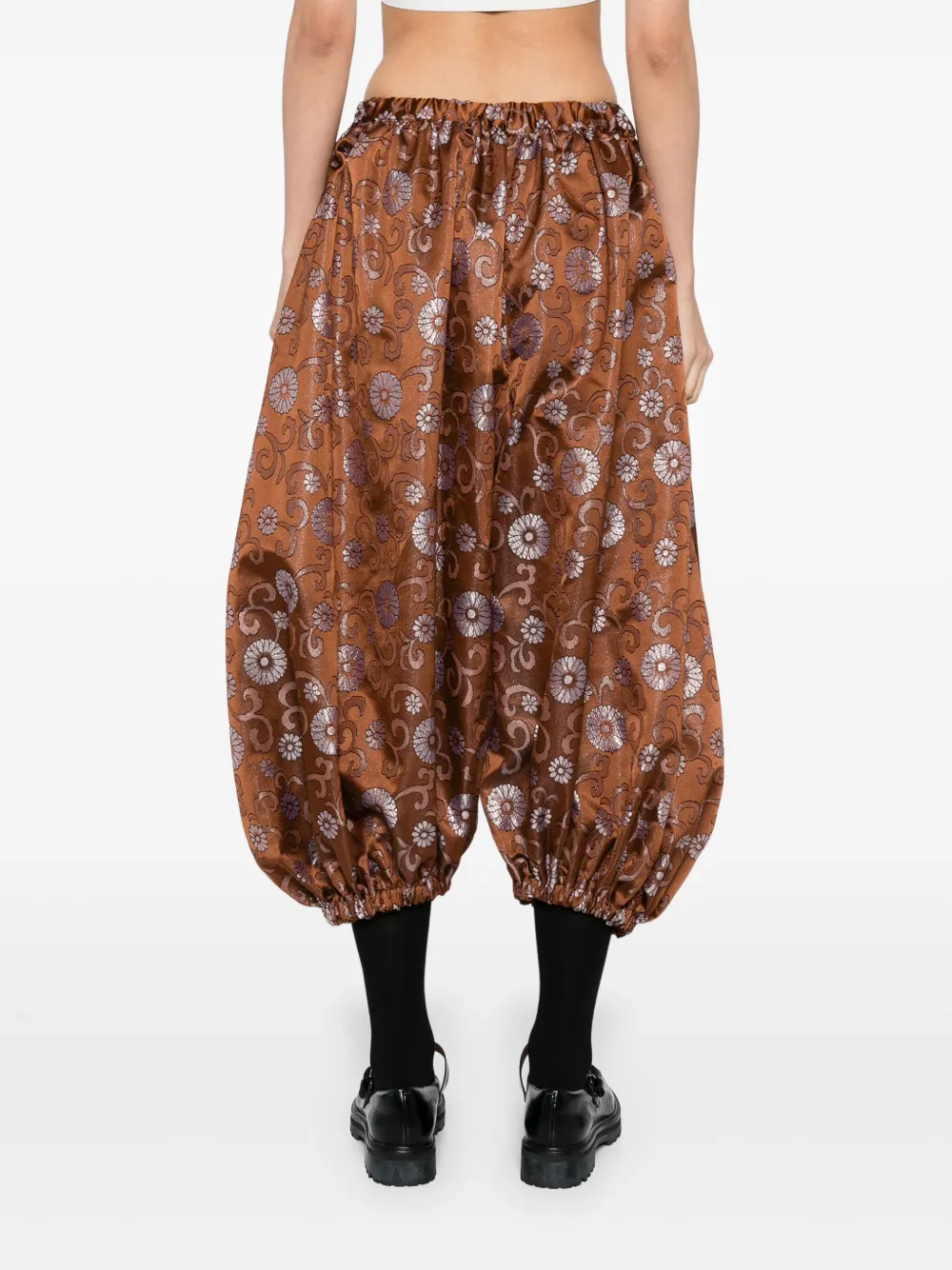 Comme Des Garçons Comme Des Garçons Broek met ballonpijpen Bruin