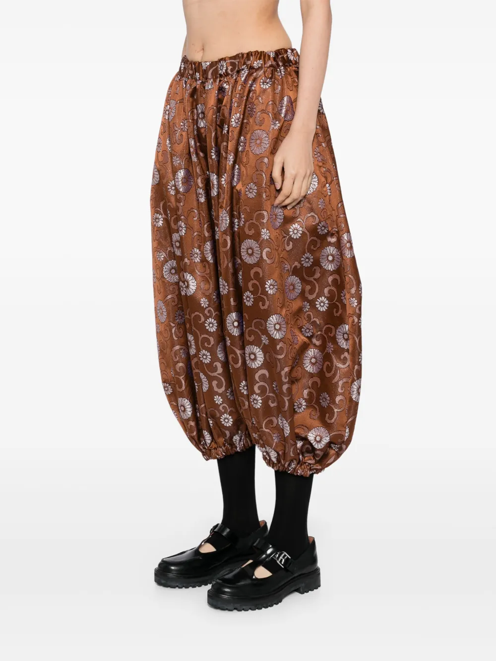 Comme Des Garçons Comme Des Garçons Broek met ballonpijpen Bruin