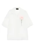 Simone Rocha Carnation Pocket Boxy Shirt - White