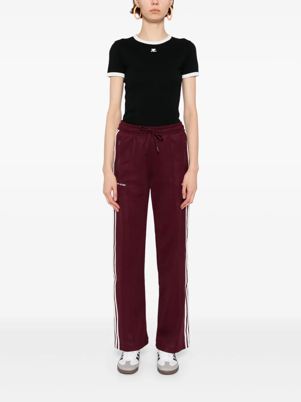 adidas x Sporty & Rich trainingsbroek Rood