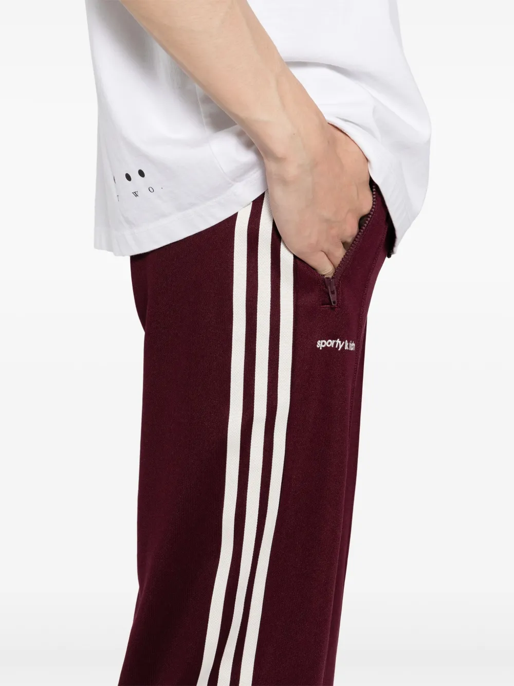 adidas x Sporty & Rich trainingsbroek Rood