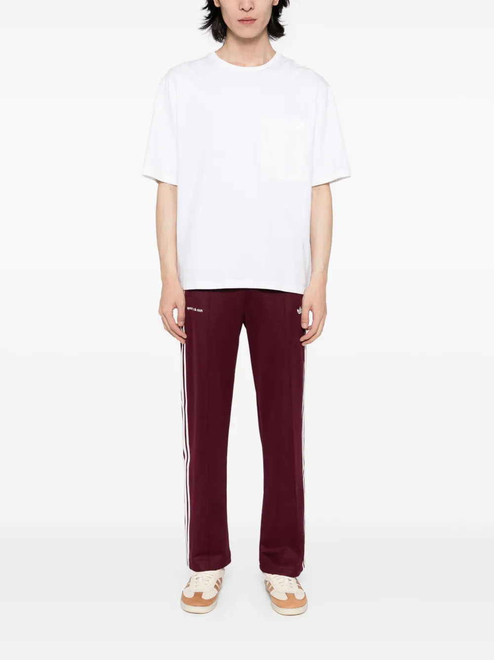 adidas x Sporty & Rich trainingsbroek Rood