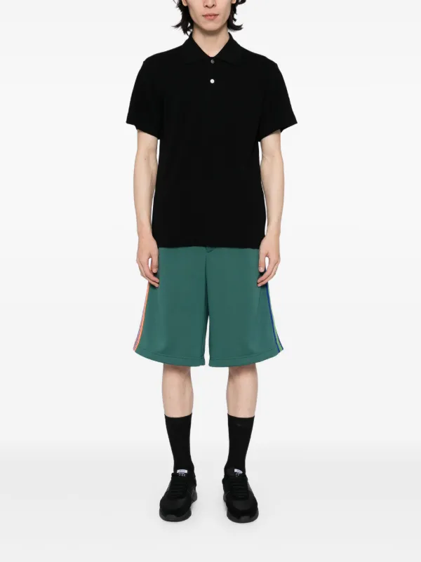 COMME des GARCONS HOMME DEUX ショーツ Comme Des Garçons Homme Deux Striped Shorts | Green | FARFETCH