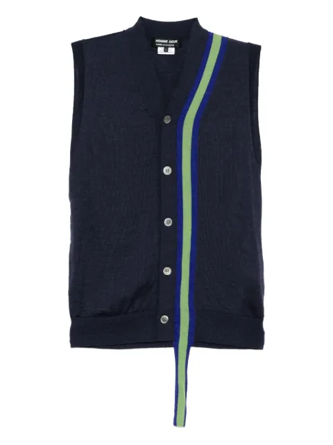 Comme des Garçons Homme Deux knitted vest