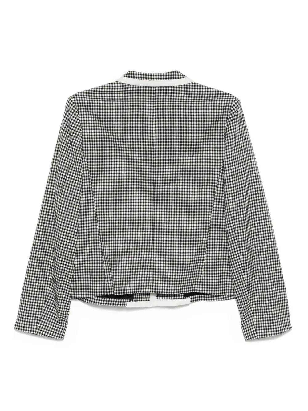 Comme Des Garçons Girl Geruit shirtjack Zwart