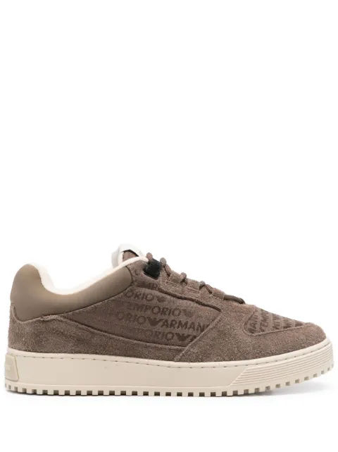Emporio Armani logo-jacquard trainers