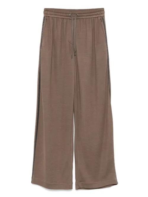 Pantalon de jogging à ornements métalliques - Brunello Cucinelli - Modalova