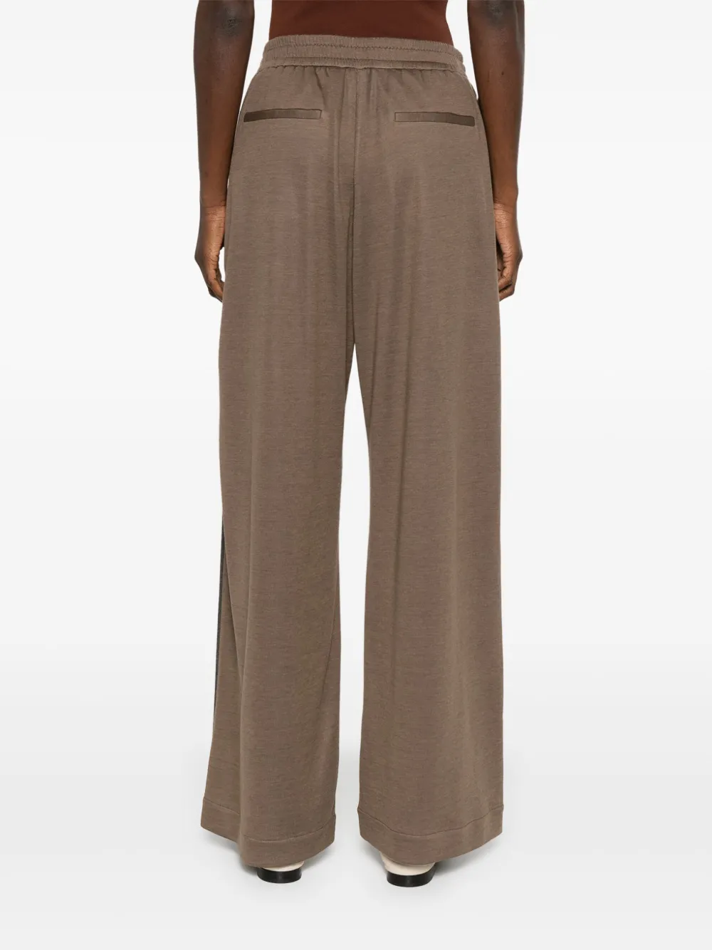 Brunello Cucinelli Trainingsbroek met detail Bruin