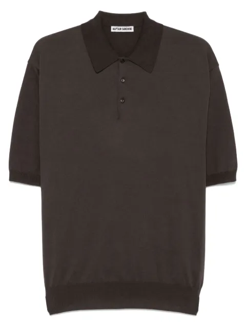 Kaptain Sunshine cotton knit polo shirt