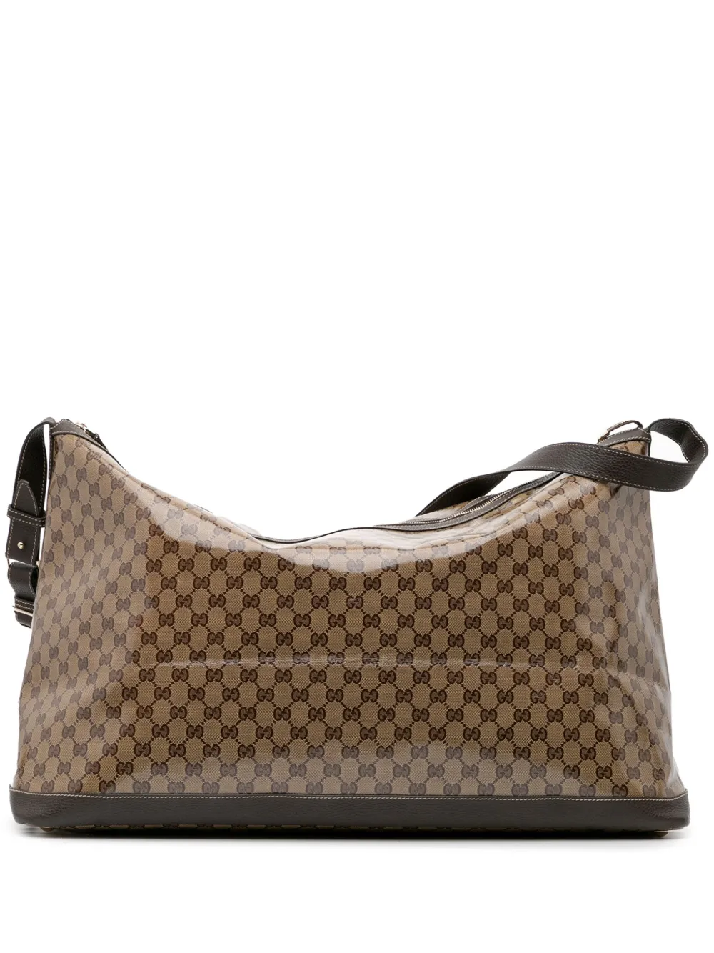 Gucci Pre-Owned 2000-2015 XL GGクリスタル ボストンバッグ - ブラウン Gucci Pre-Owned 2000-2015 XL GGクリスタル ボストンバッグ - ブラウン