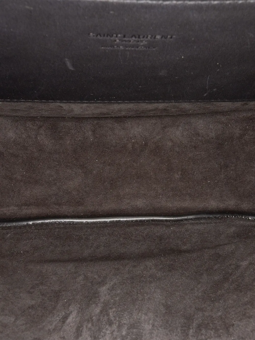 Pre-owned Saint Laurent 2020 Medium Leather Monogram Kaia Crossbody Bag In Black