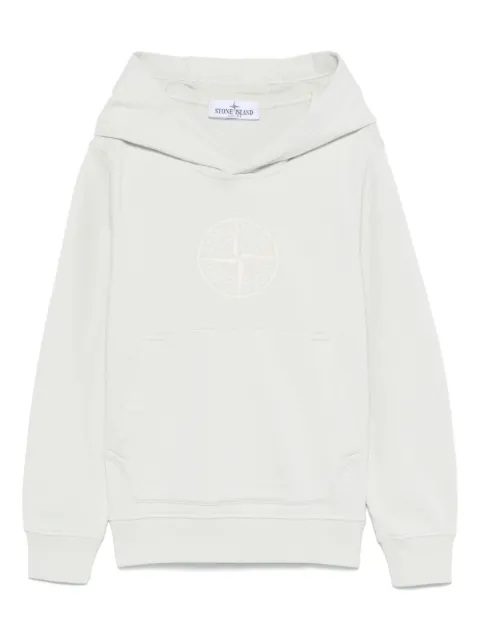 Stone Island Junior cotton hoodie