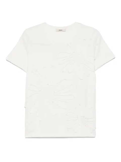 Odeeh floral-appliqué T-shirt 