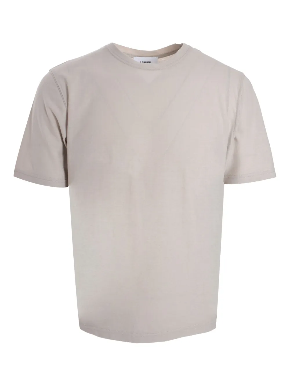 Lardini crew-neck plain T-shirt | Neutrals | Image 1