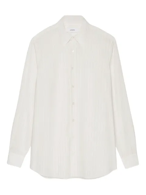 Lardini striped button-up shirt