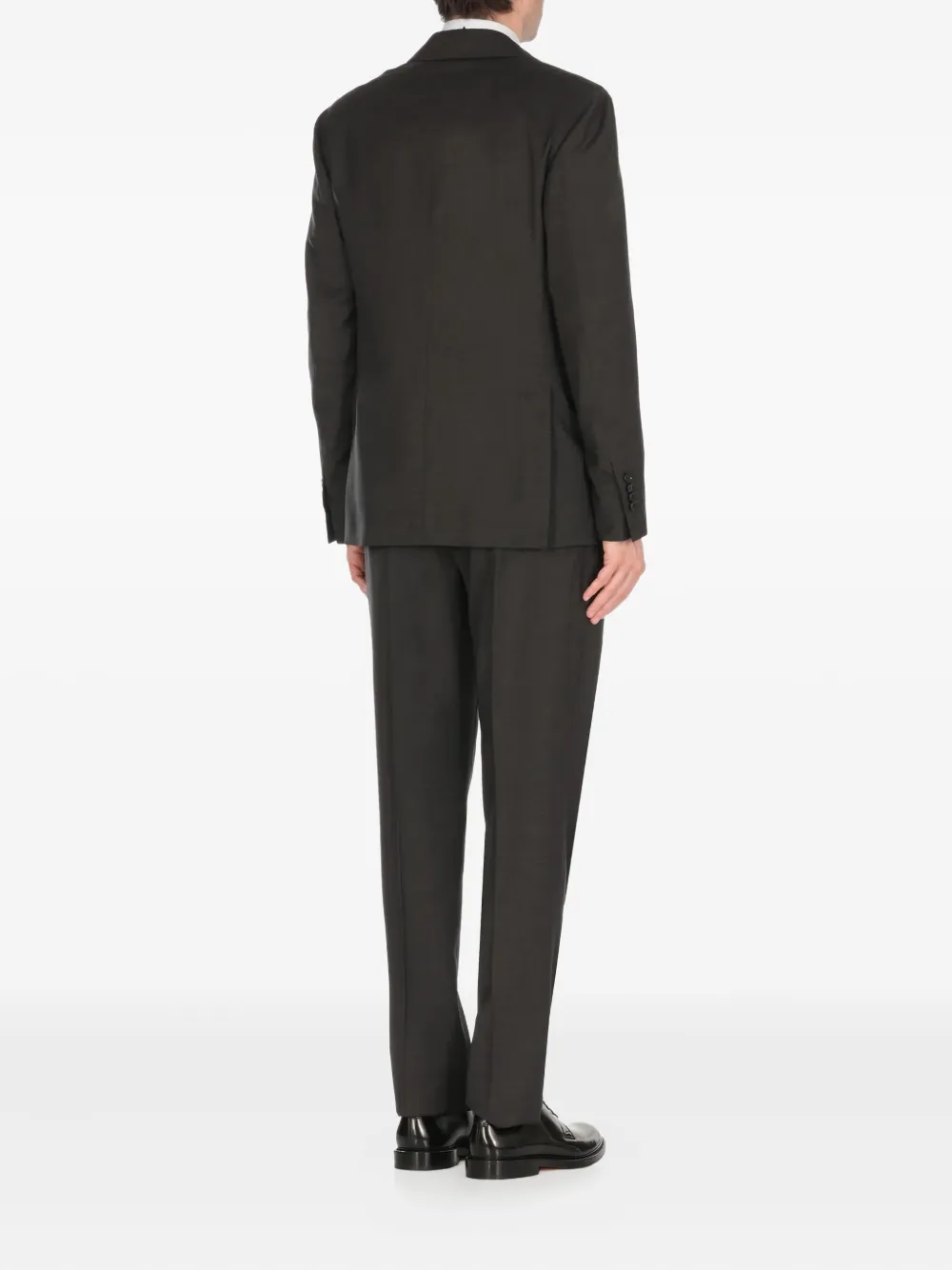 Lardini Single-breasted Wool Suit In Gray