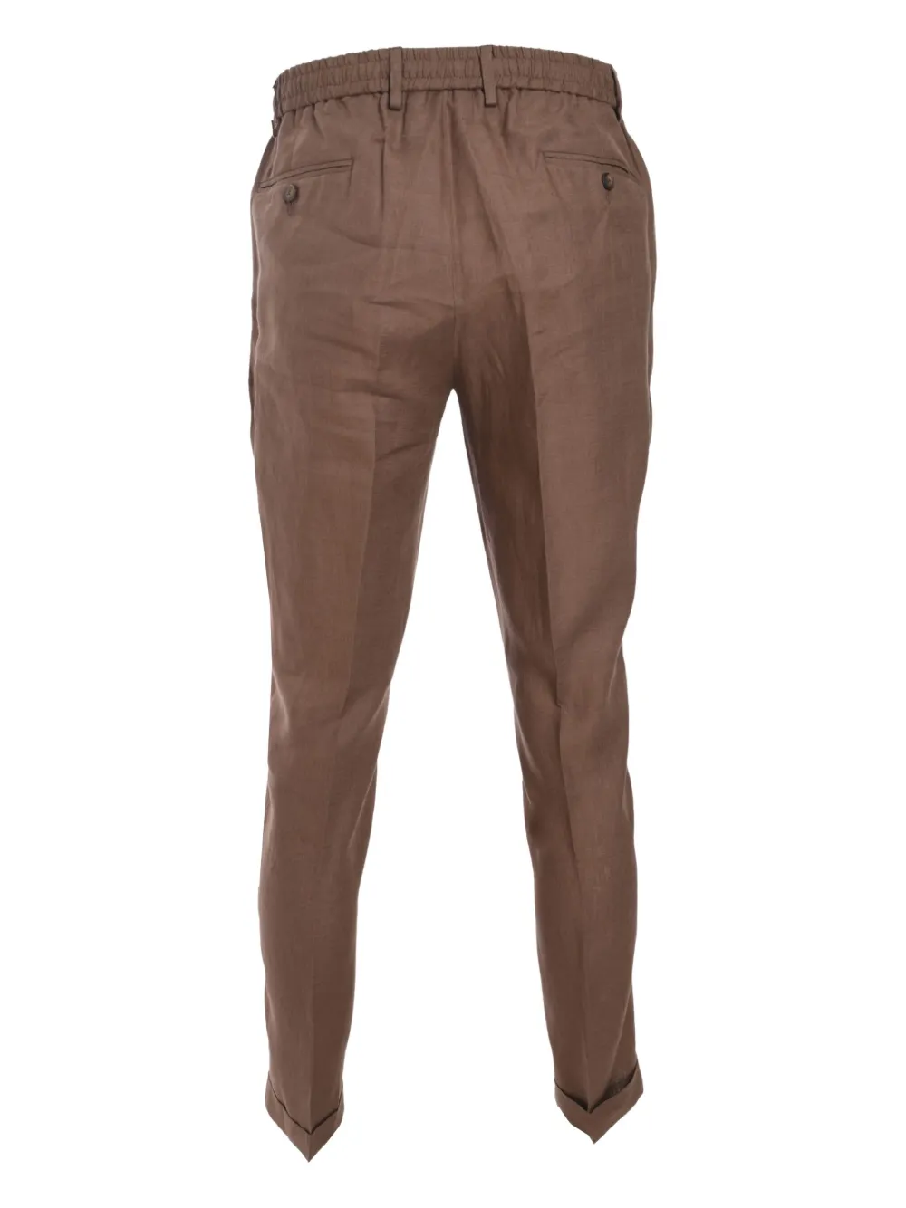 Gran Sasso linen trousers - Bruin