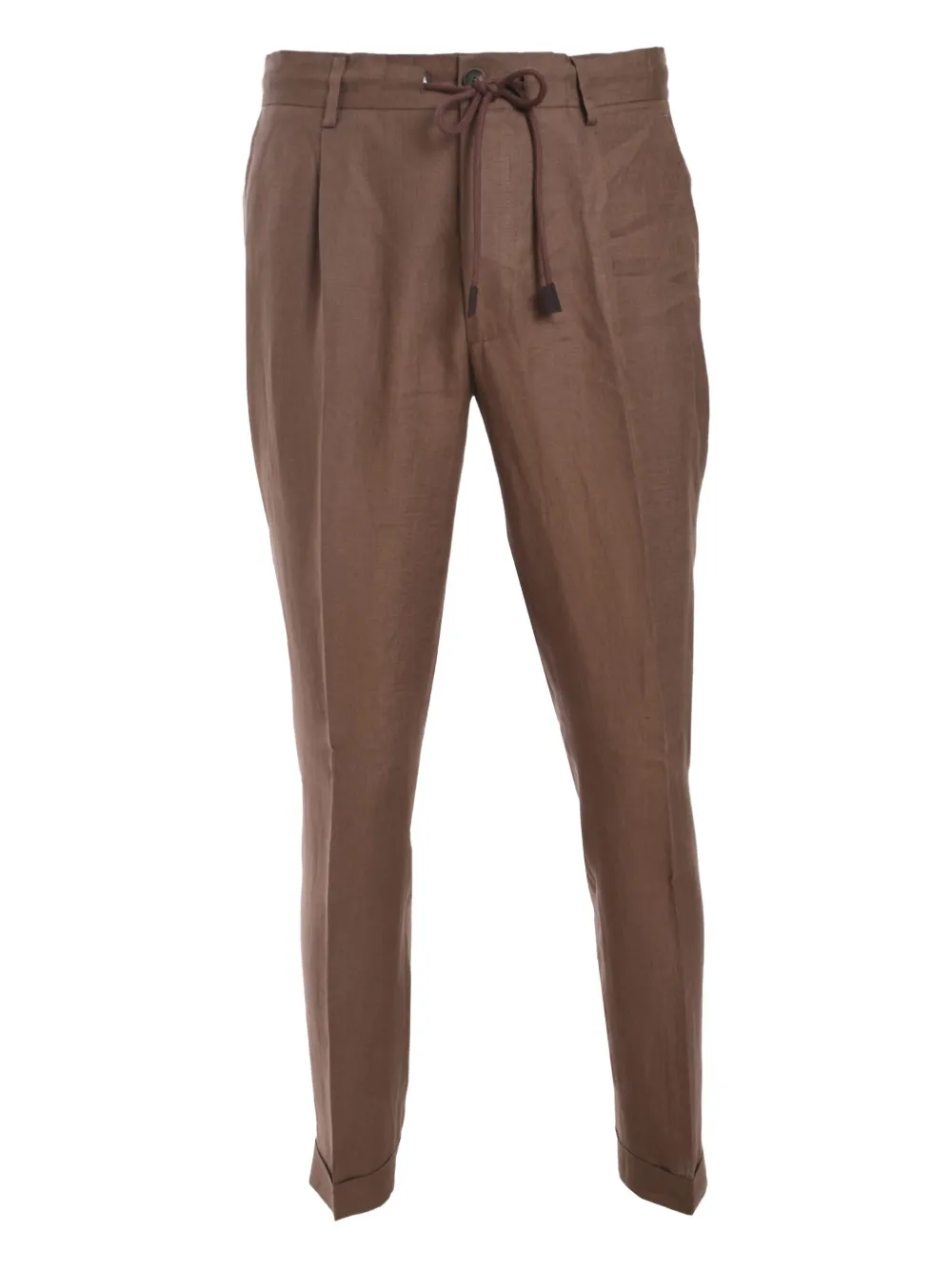 Gran Sasso linen trousers | Brown | Image 1