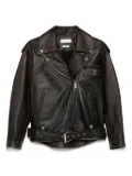 Alexander McQueen leather jacket - Brown