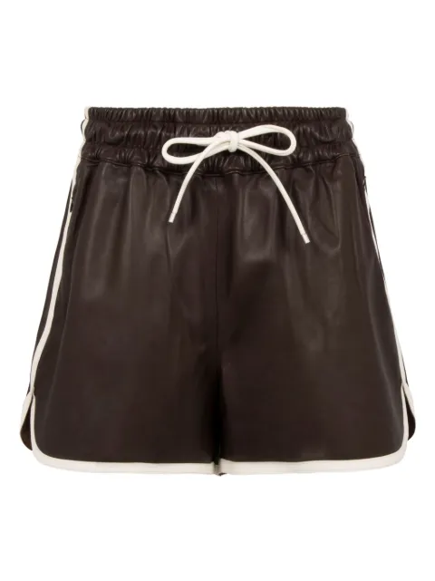 FRAME leather shorts