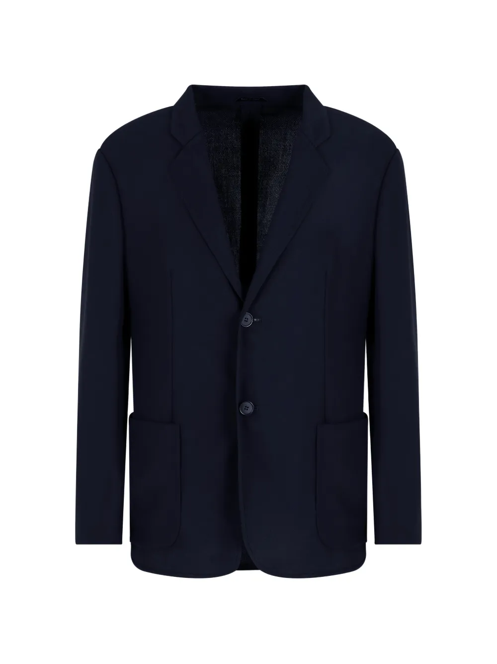 Giorgio Armani Wollen blazer Blauw