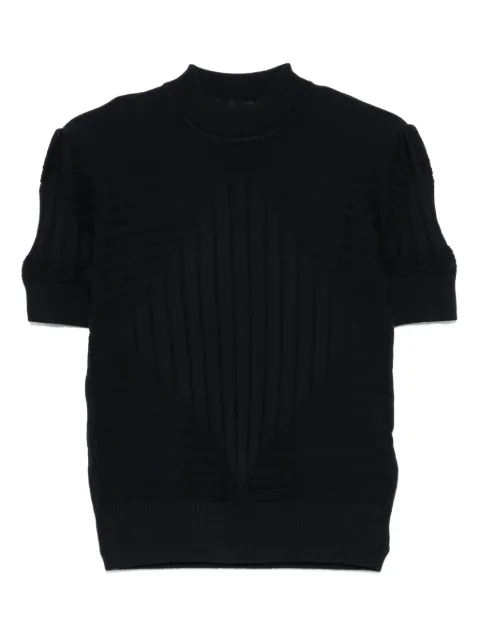 Emporio Armani ribbed T-shirt