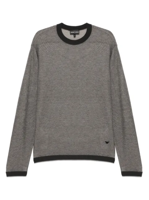 Emporio Armani textured sweater