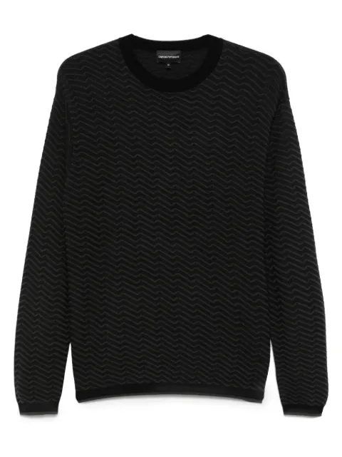 Emporio Armani textured sweater
