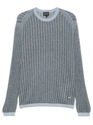 EMPORIO ARMANI ニット プルオーバー グレー イタリア製 Emporio Armani（エンポリオアルマーニ） ニットウェア - FARFETCH