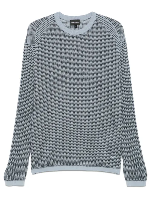 Pull à design texturé - Emporio Armani - Modalova