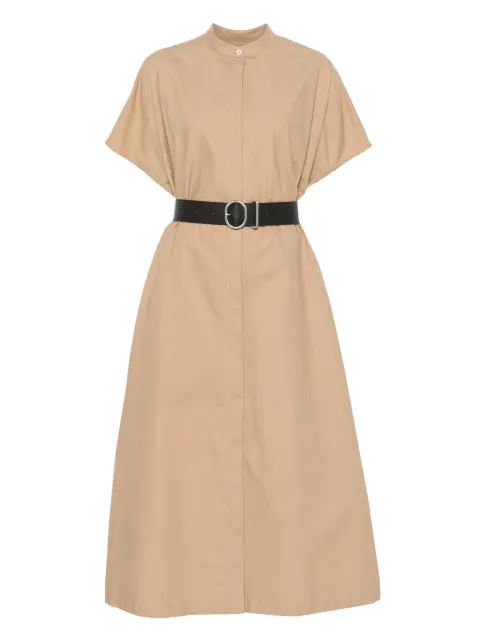 JIL SANDER+ vestido midi con cinturón