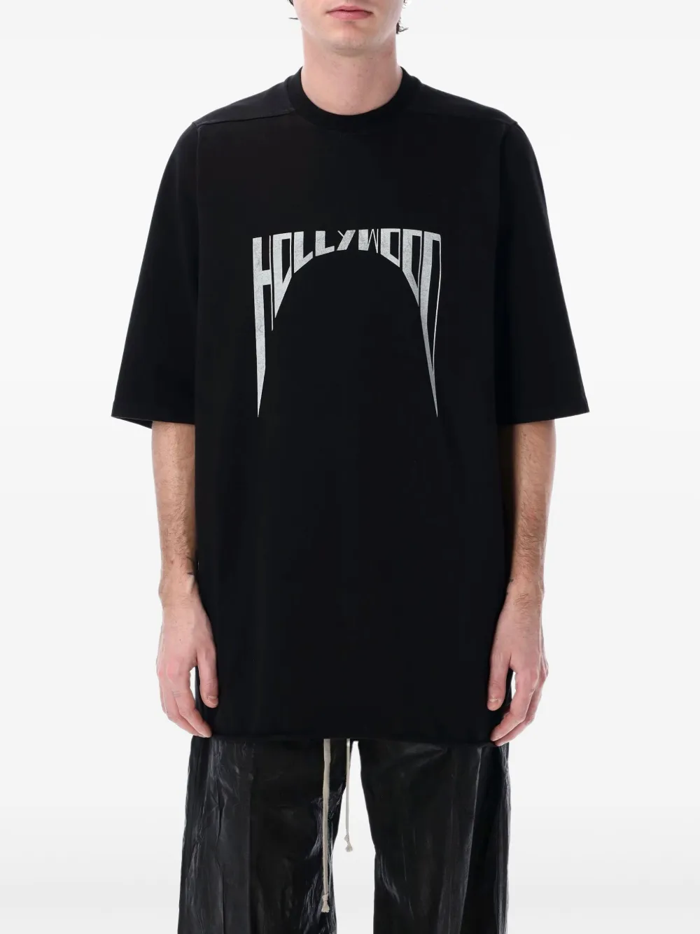 Rick Owens DRKSHDW playera Jumbo | negro | Image 1