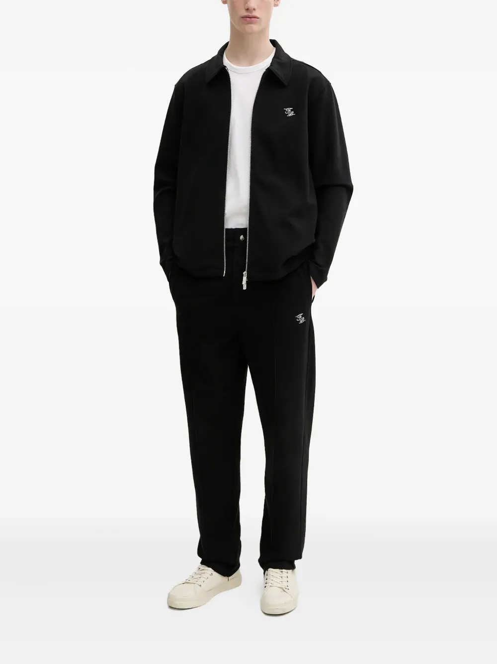Filling Pieces embroidered-logo trousers | Sweatpants | Image 2