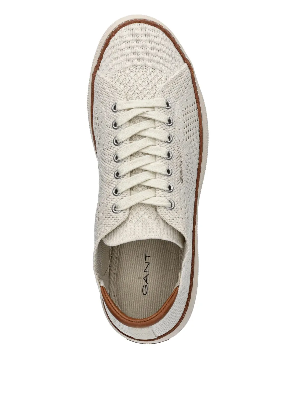 Gant knitted-texture sneakers White