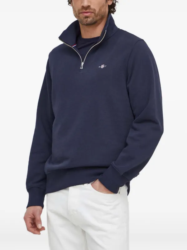 Gant ハーフジップ セーター | ブルー | FARFETCH JP
