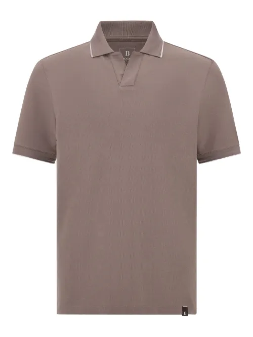 Polo à bords contrastants - Boggi Milano - Modalova