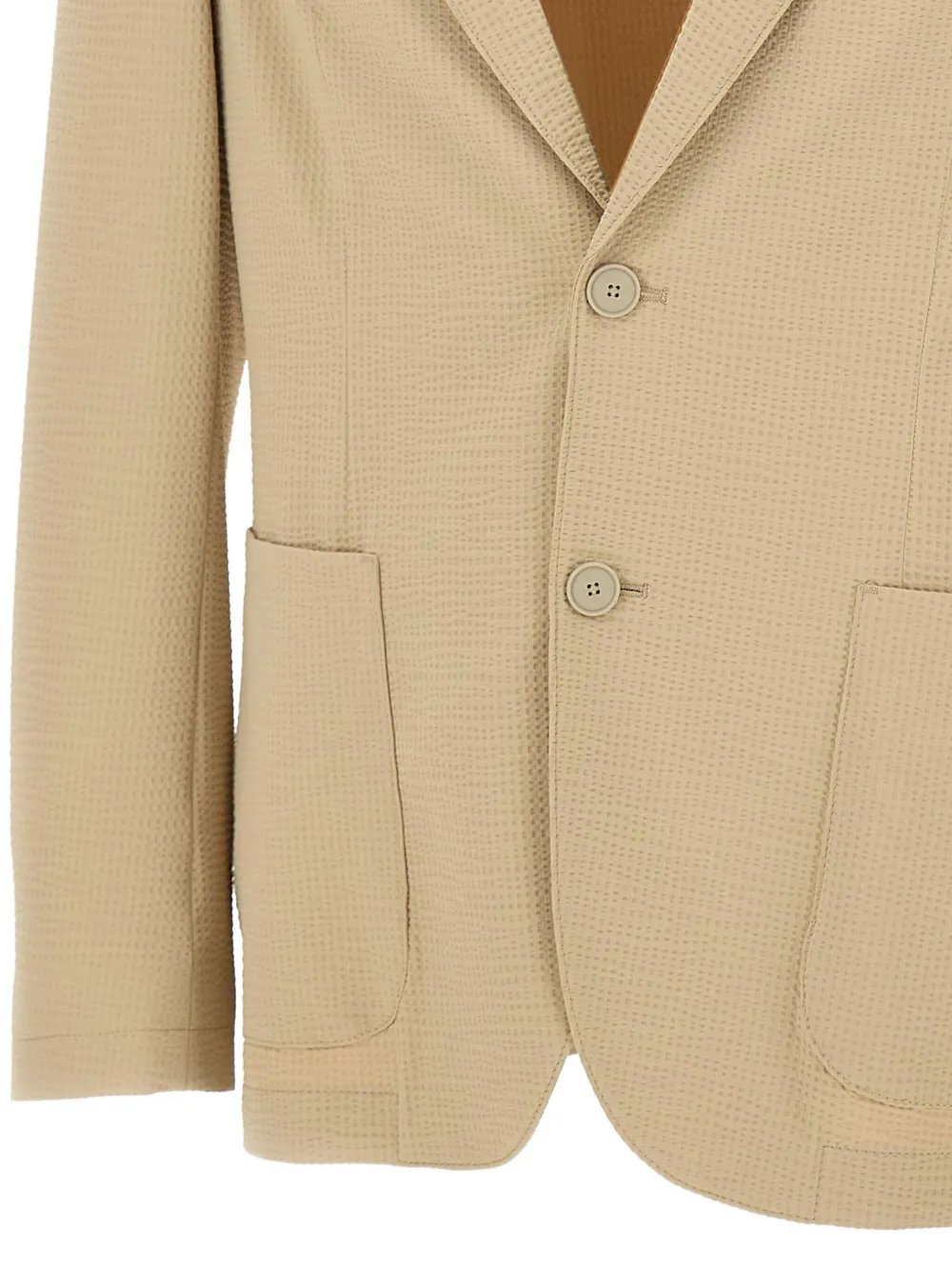 BOSS Blazer met textuur Beige