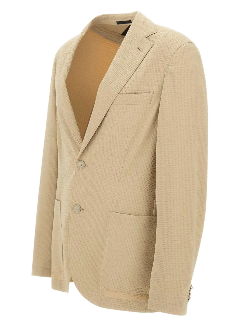 BOSS Blazer met textuur Beige