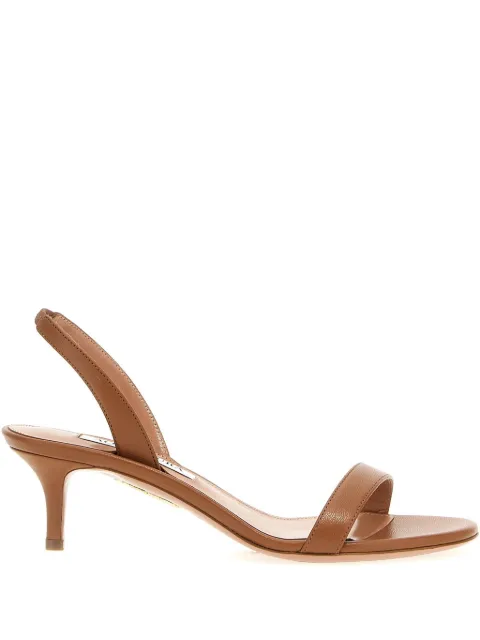 Aquazzura sandalias So Nude con tacón 50mm