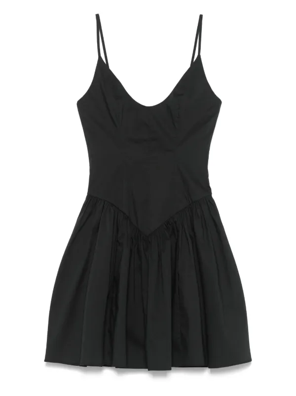 princess polly baby blue dress Black Ruched Bardot Long Sleeve Bodycon Mini Dress main image 1