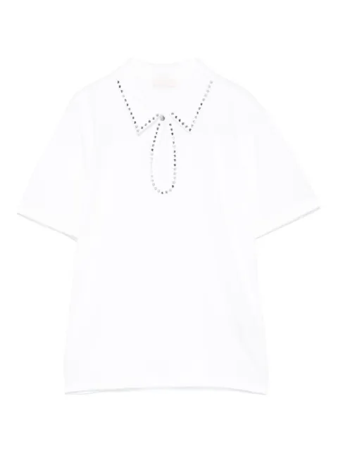 LIU JO rhinestone-embellished T-shirt