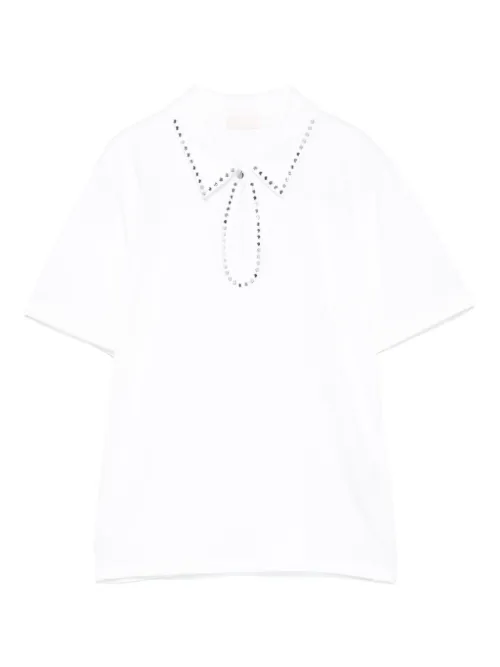 T-shirt à ornements strassés - LIU JO - Modalova