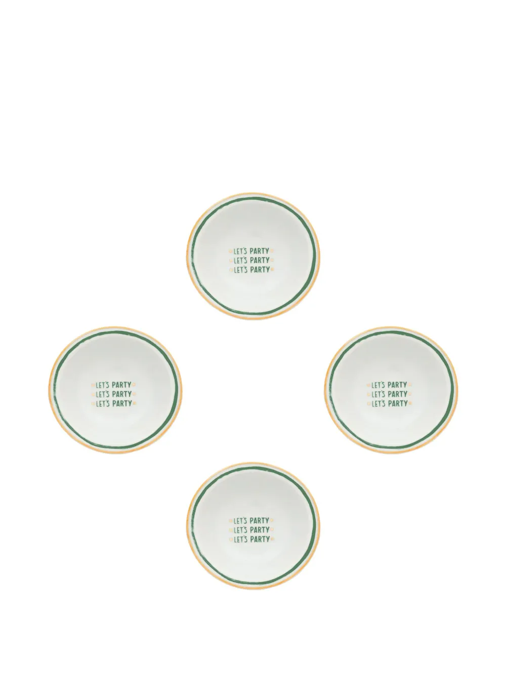 Bitossi Home Let's Party bowls (set of four) | White | Image 1