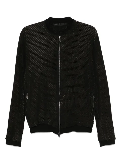 Salvatore Santoro chamarra con perforaciones