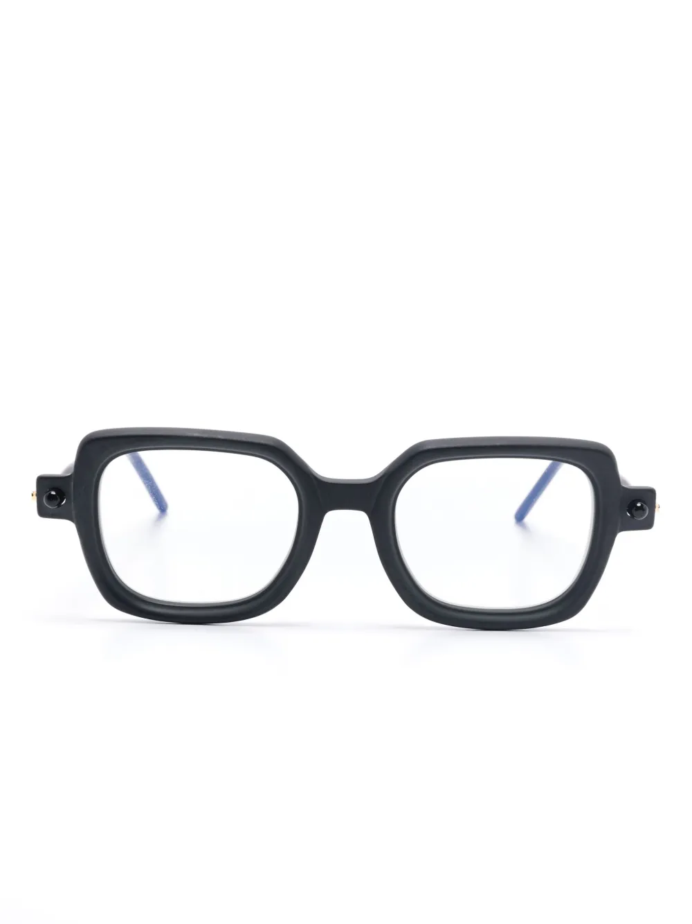 Kuboraum square-frame glasses | Black | Image 1