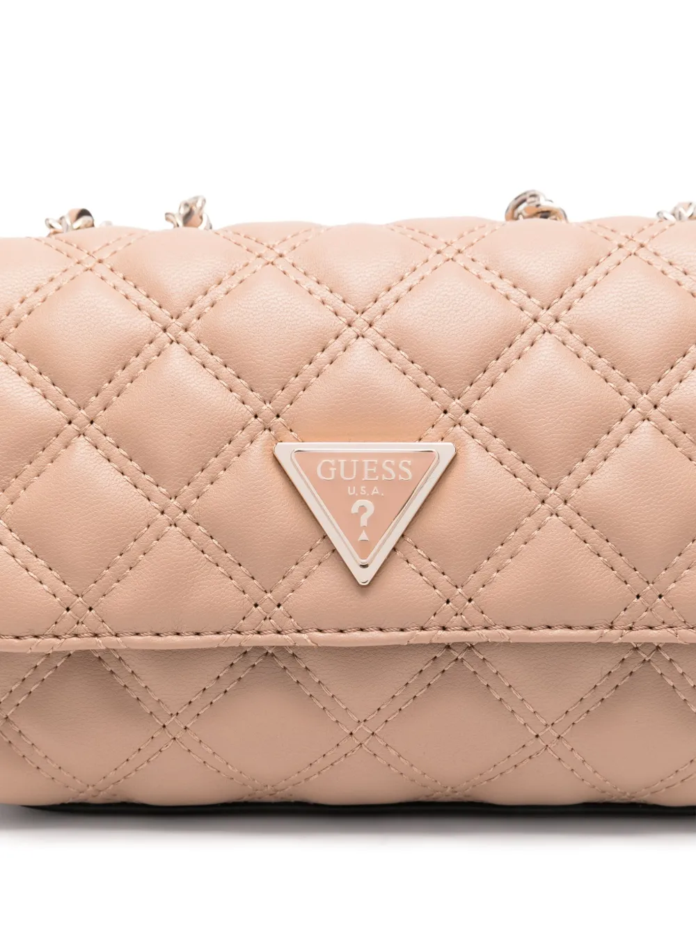GUESS USA Guilly kleine crossbodytas Beige