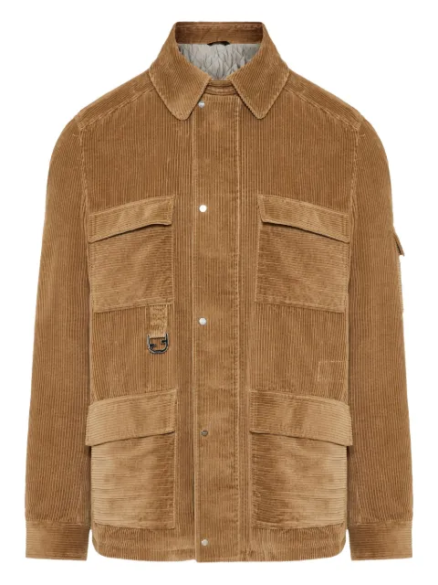 FENDI corduroy flap-pocket shirt jacket