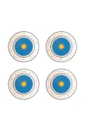Bitossi Home Sun fruit plates (set of four) - Blue