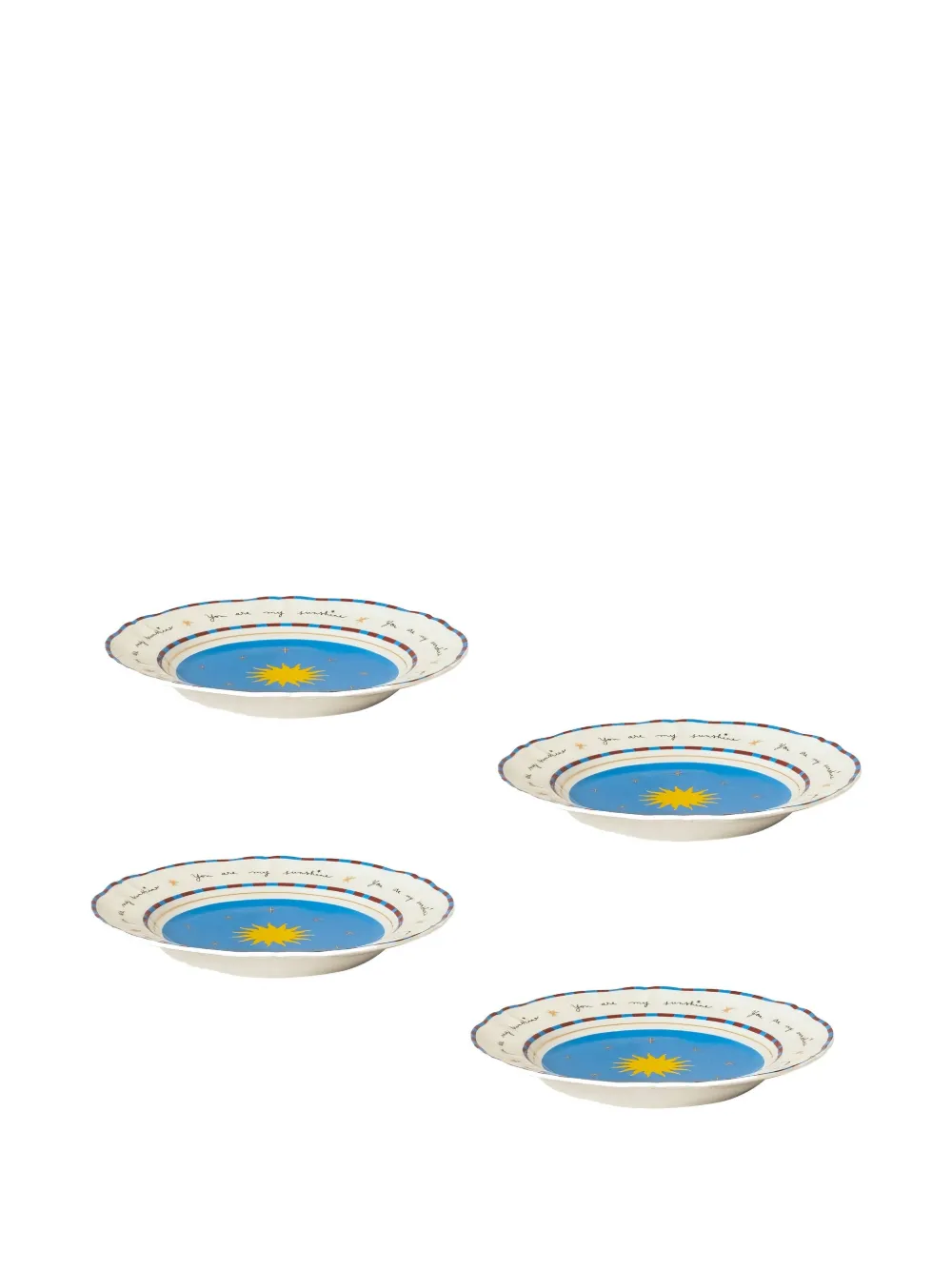 Bitossi Home Sun fruit plates (set of four) | Tableware | Image 2